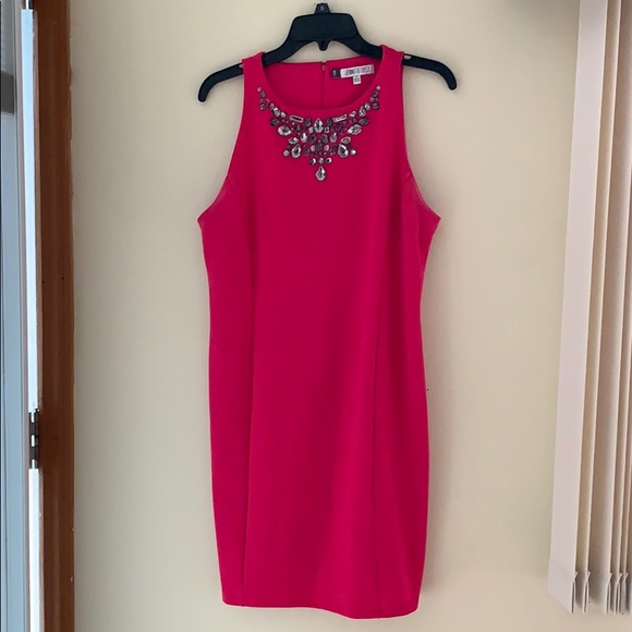 Jennifer Lopez Dresses & Skirts - Jennifer Lopez fuchsia dress Size 12
